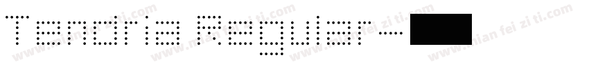 Tendria Regular字体转换
